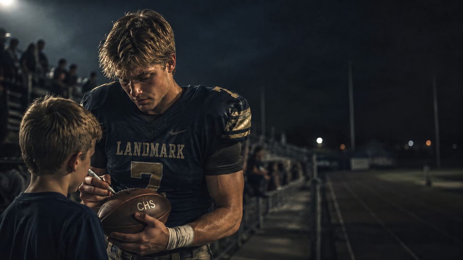Under the Friday night lights in Landmark